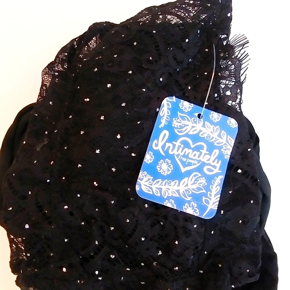 Free People Showoff Lace Bodysuit In Black Combo - Picture 10 of 11